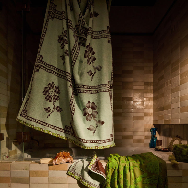 Sage x Clare Bonny Bath Sheet - Fluorite