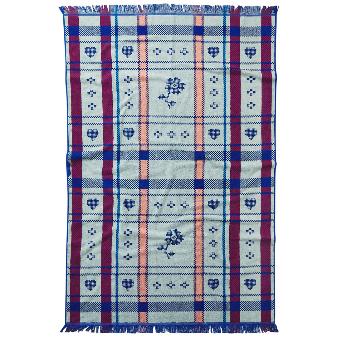 Sage x Clare Josephine Bath Sheet - Blue Bell