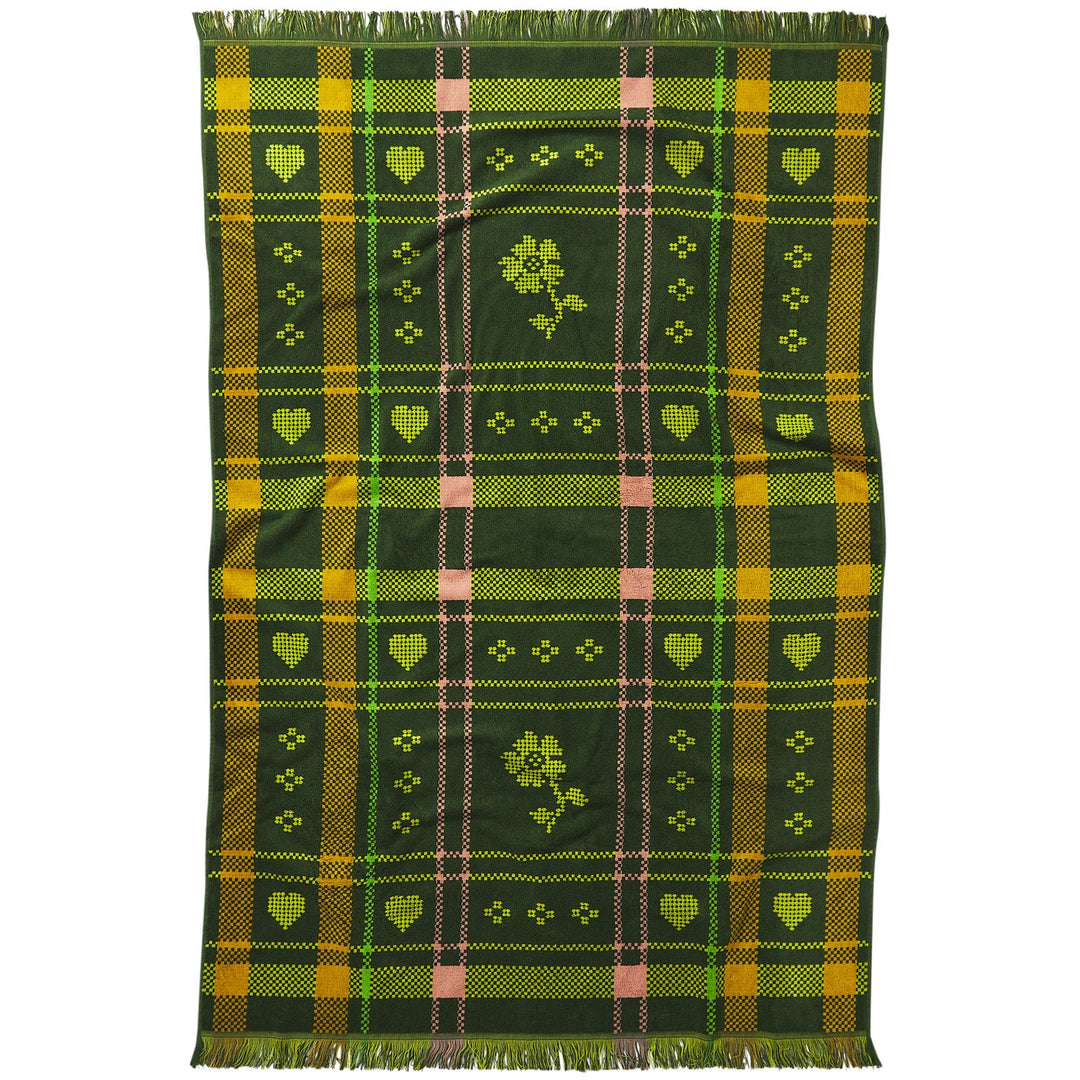 Sage x Clare Josephine Bath Sheet - Hunter Green