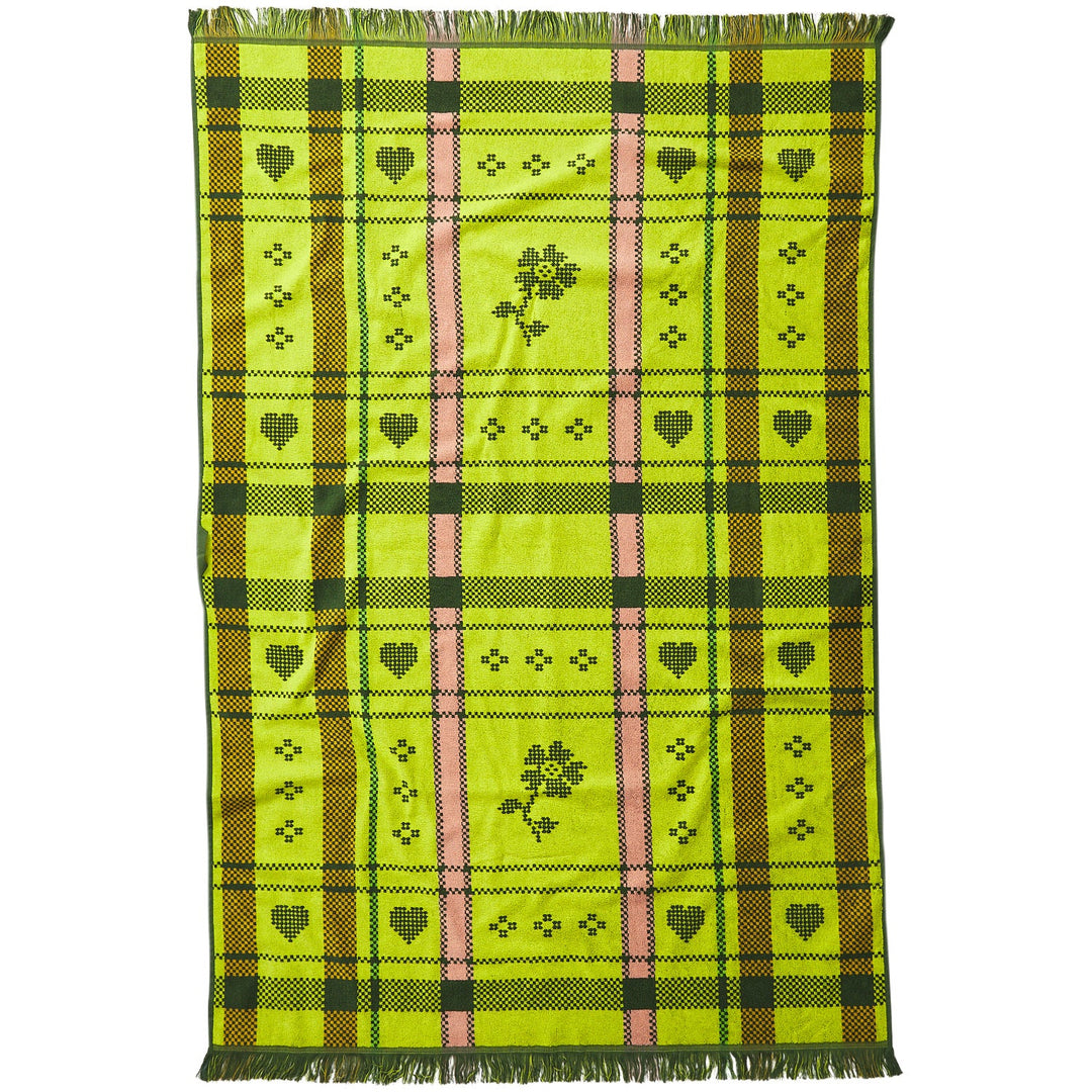 Sage x Clare Josephine Bath Sheet - Hunter Green