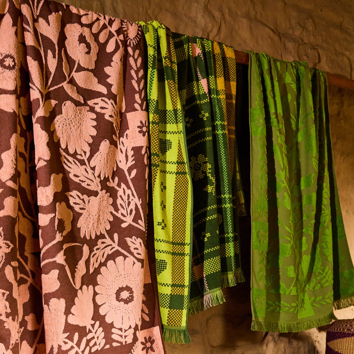 Sage x Clare Josephine Bath Sheet - Hunter Green