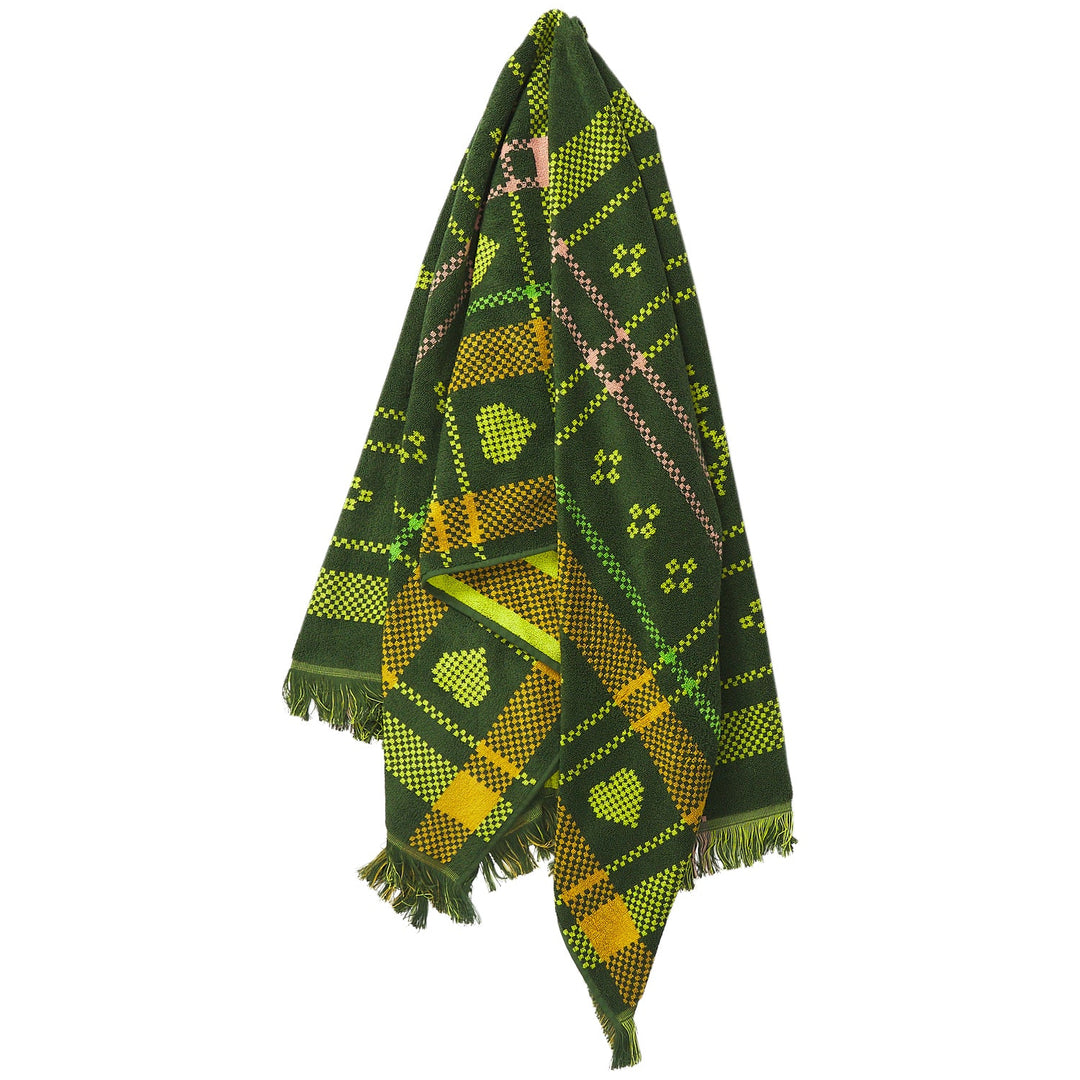 Sage x Clare Josephine Bath Sheet - Hunter Green