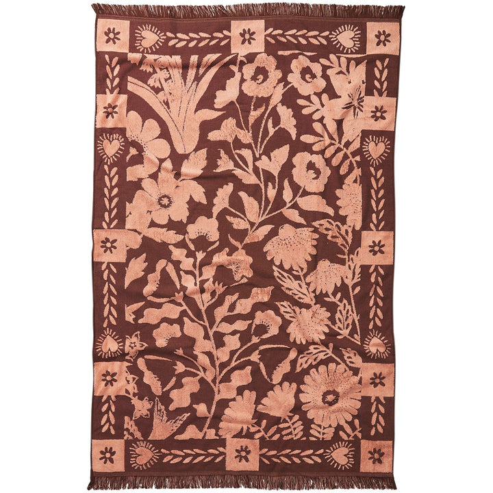 Sage x Clare Indiana Bath Sheet - Carnelian