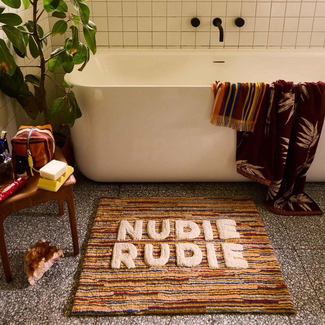 Sage x Clare Tula Nudie Bath Mat - Burnt Sienna