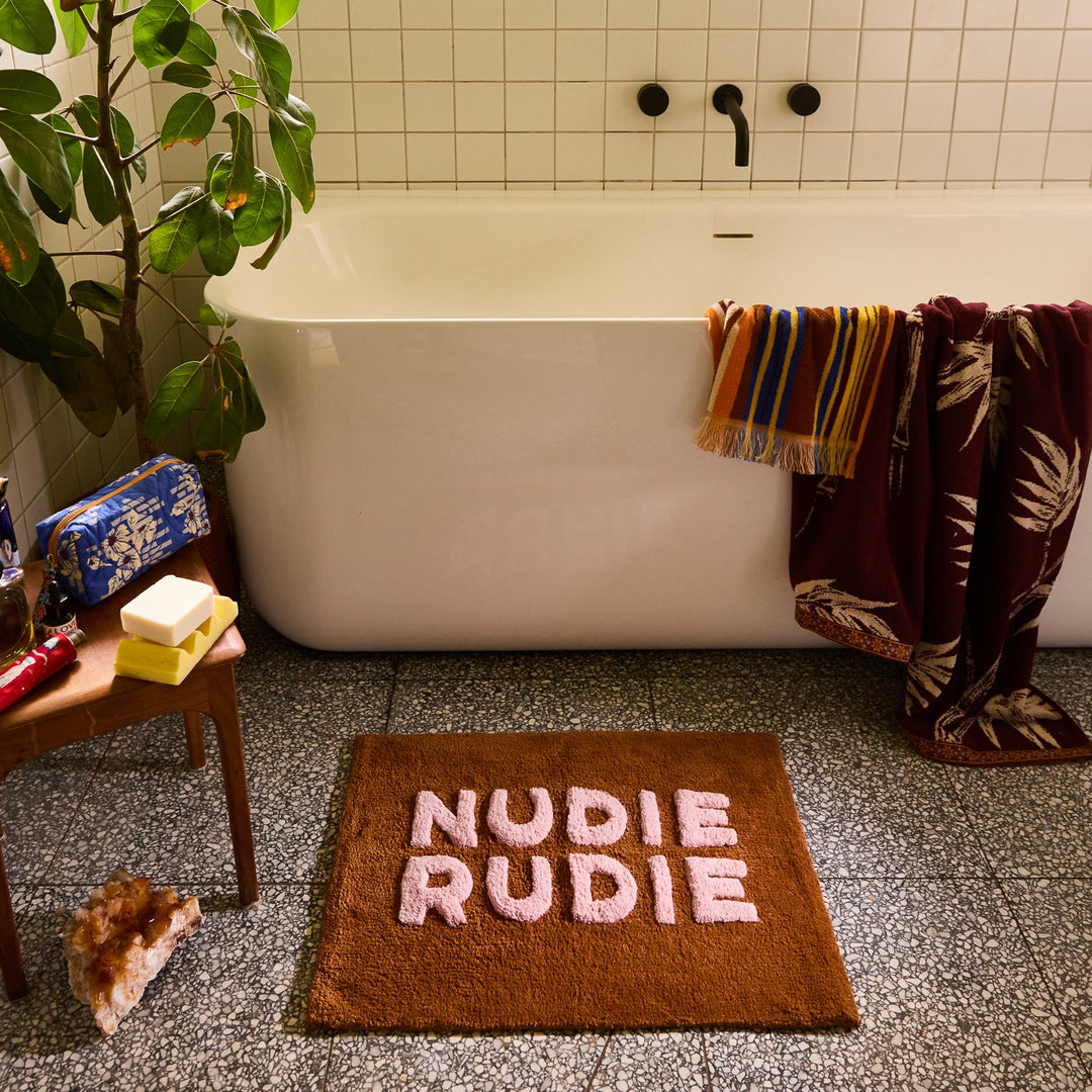 Sage x Clare Nudie Rudie Bath Mat Mini - Russet