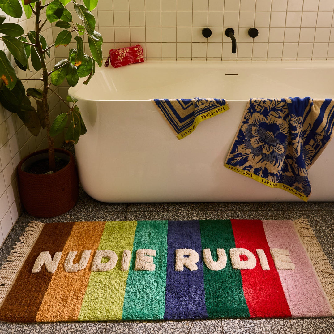 Sage x Clare Martina Nudie Rudie Bath Runner - Russet