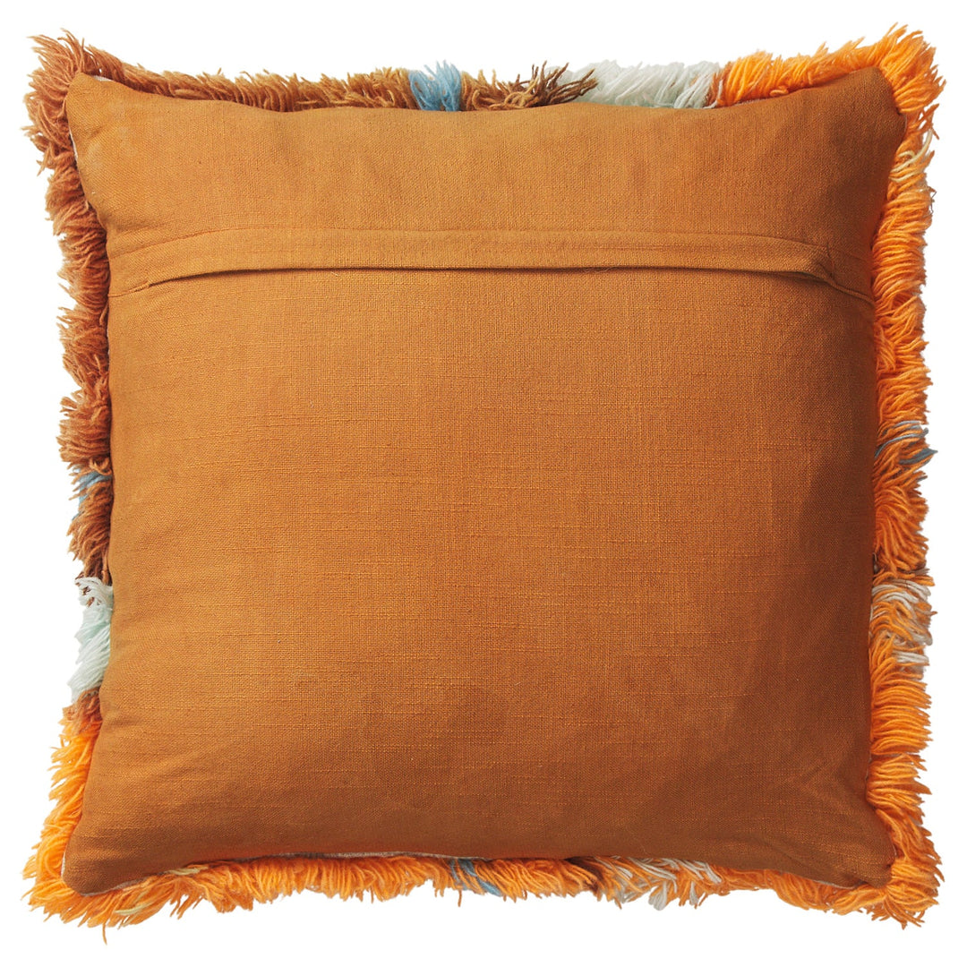 Sage x Clare Frances Shag Cushion - Sable