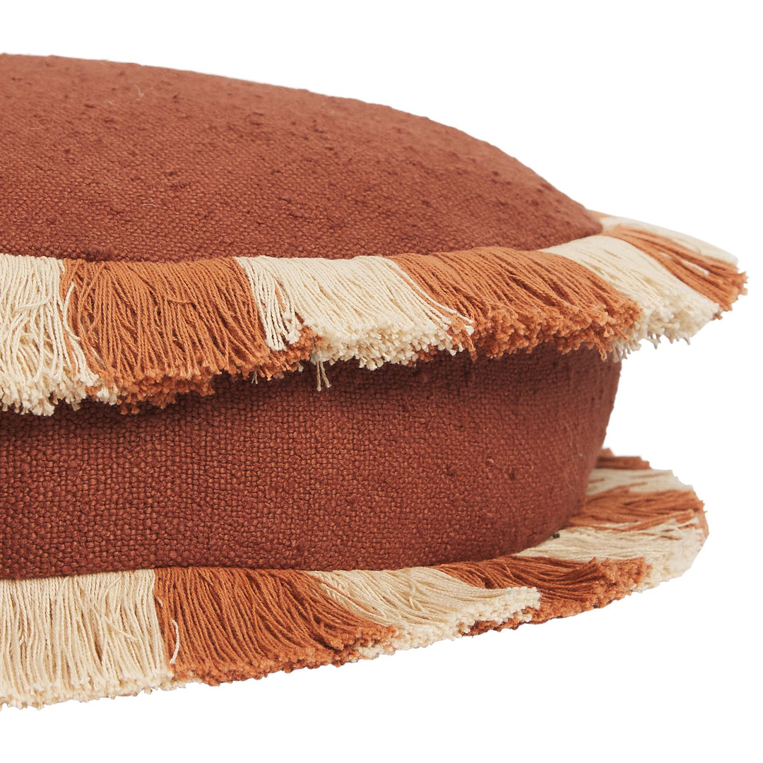 Sage x Clare Reese Round Cushion - Umber