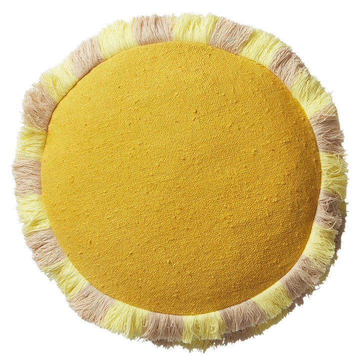 Sage x Clare Reese Round Cushion - Ochre