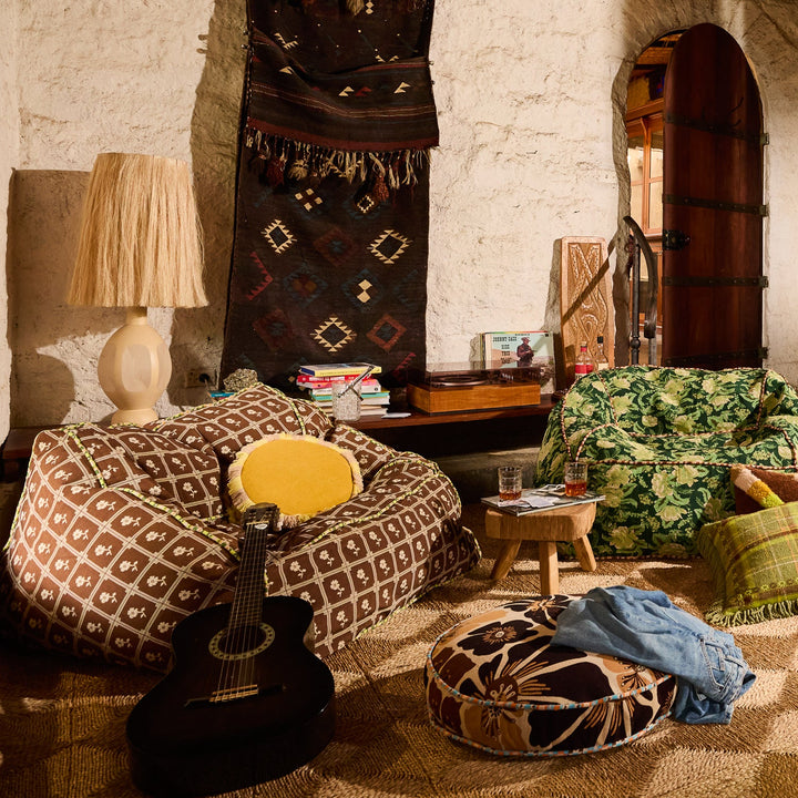 Sage x Clare Reese Round Cushion - Ochre
