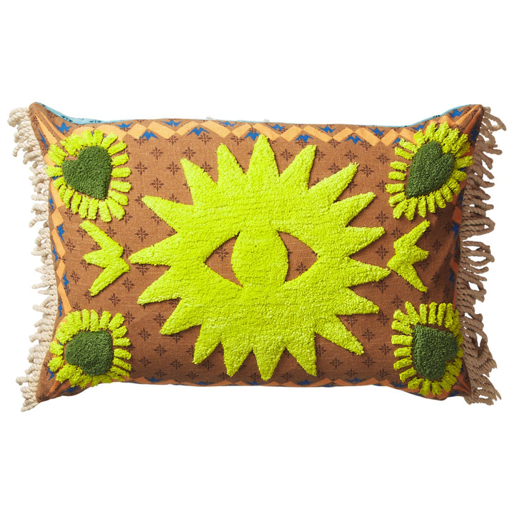 Sage x Clare Yadira Reversible Tufted Cushion