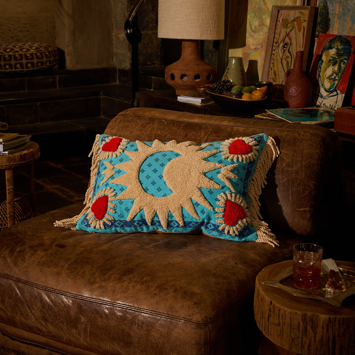 Sage x Clare Yadira Reversible Tufted Cushion