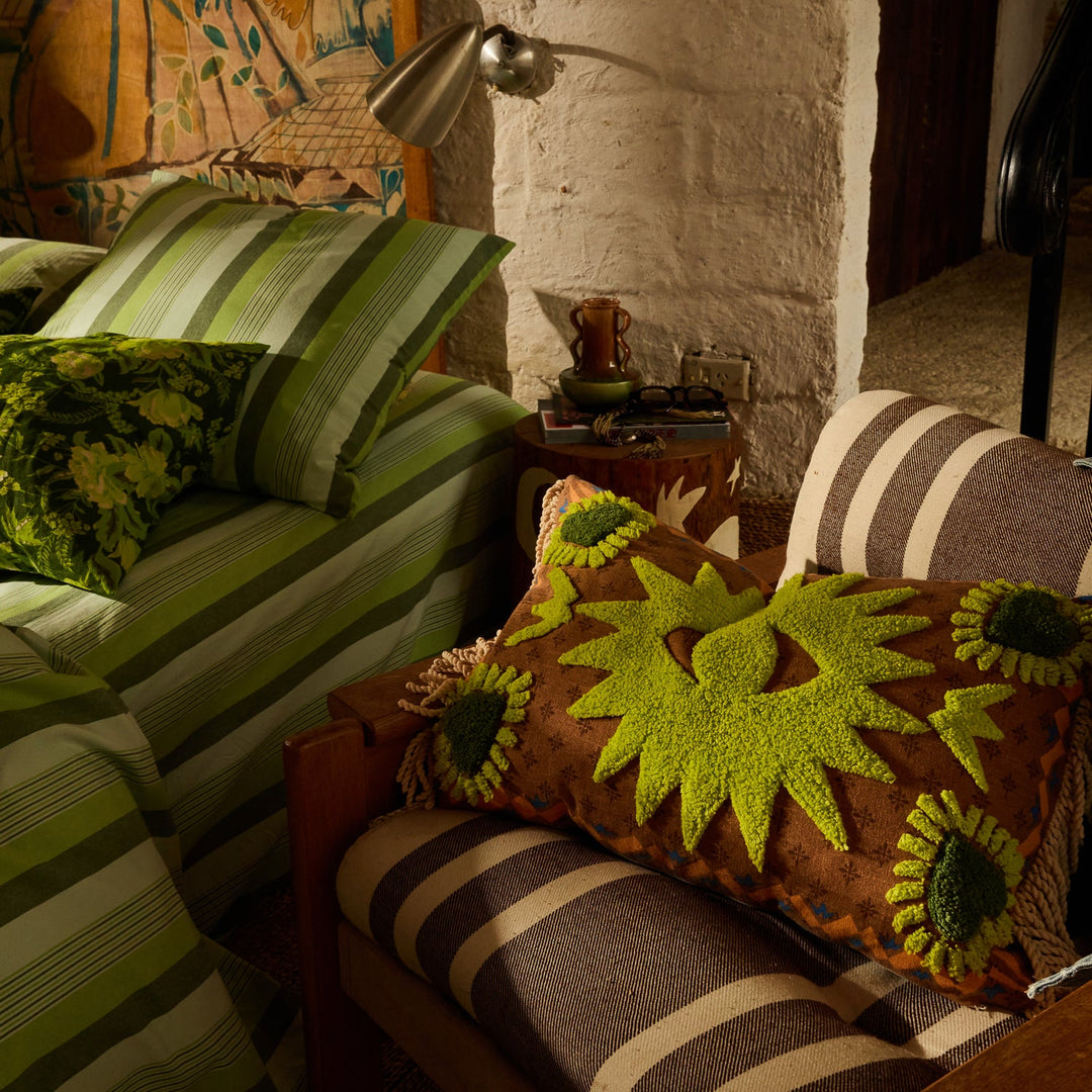 Sage x Clare Yadira Reversible Tufted Cushion