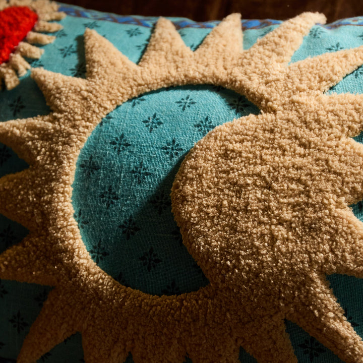 Sage x Clare Yadira Reversible Tufted Cushion