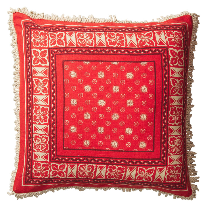 Sage x Clare Odessa Reversible Cushion - Poppy