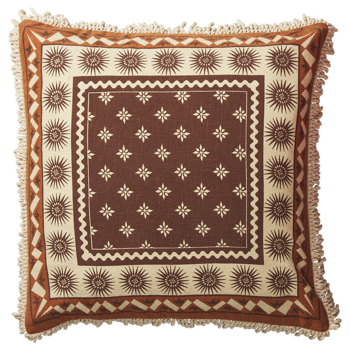 Sage x Clare Odessa Reversible Cushion - Sable