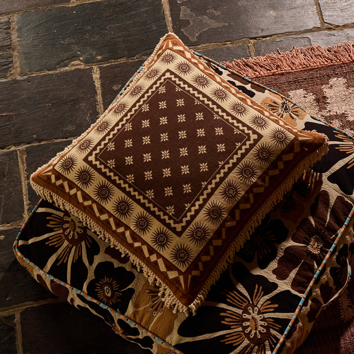 Sage x Clare Odessa Reversible Cushion - Sable