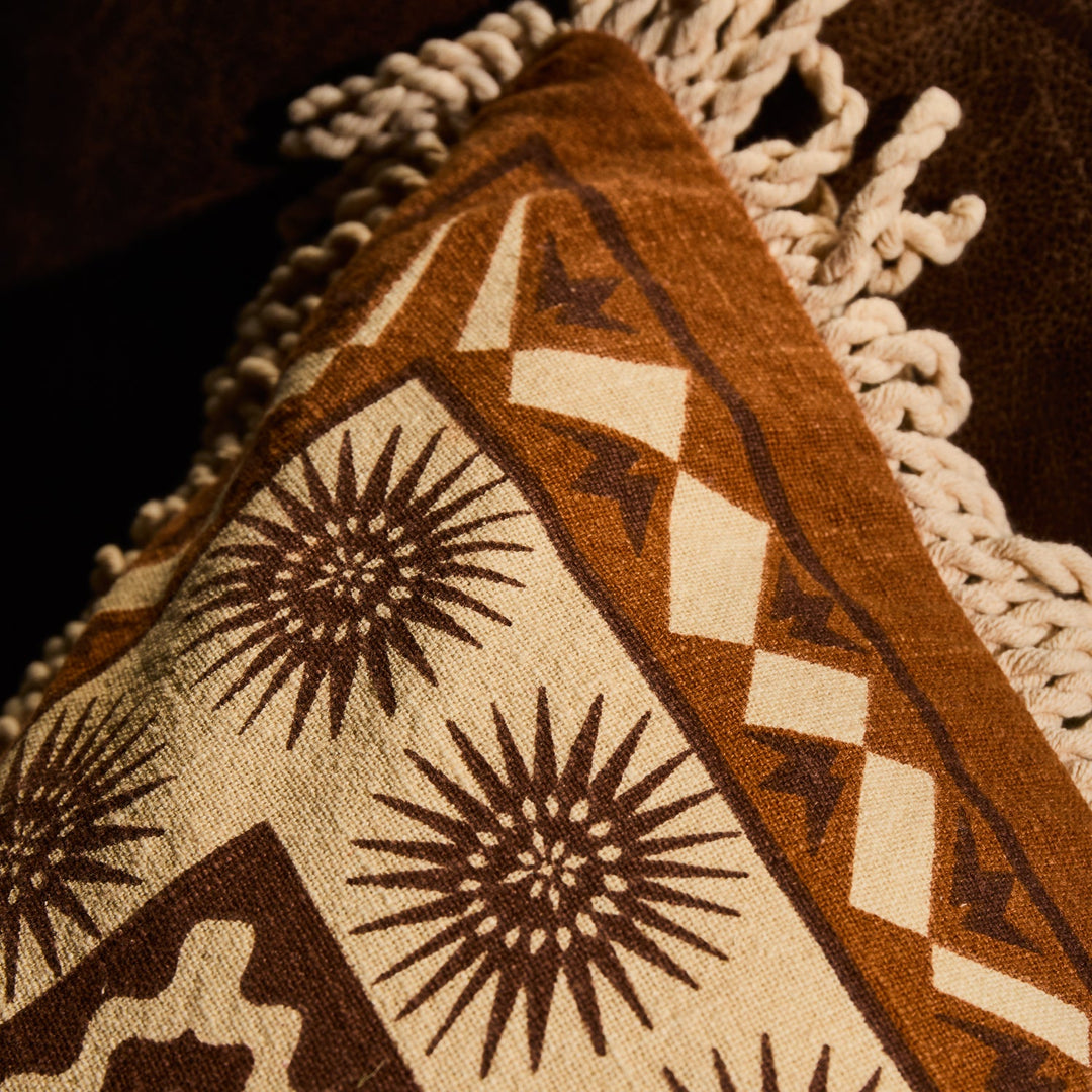 Sage x Clare Odessa Reversible Cushion - Sable