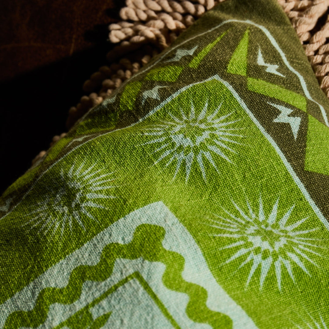 Sage x Clare Odessa Reversible Cushion - Sable
