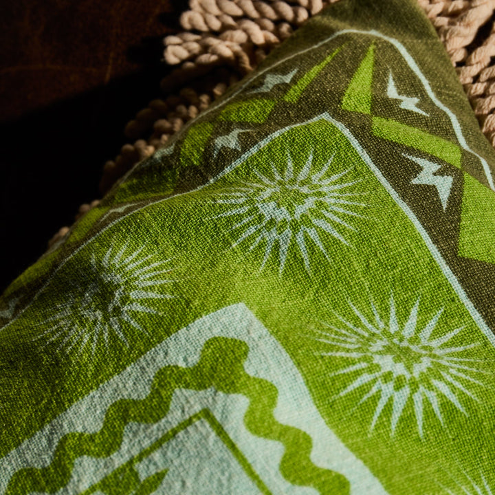 Sage x Clare Odessa Reversible Cushion - Sable