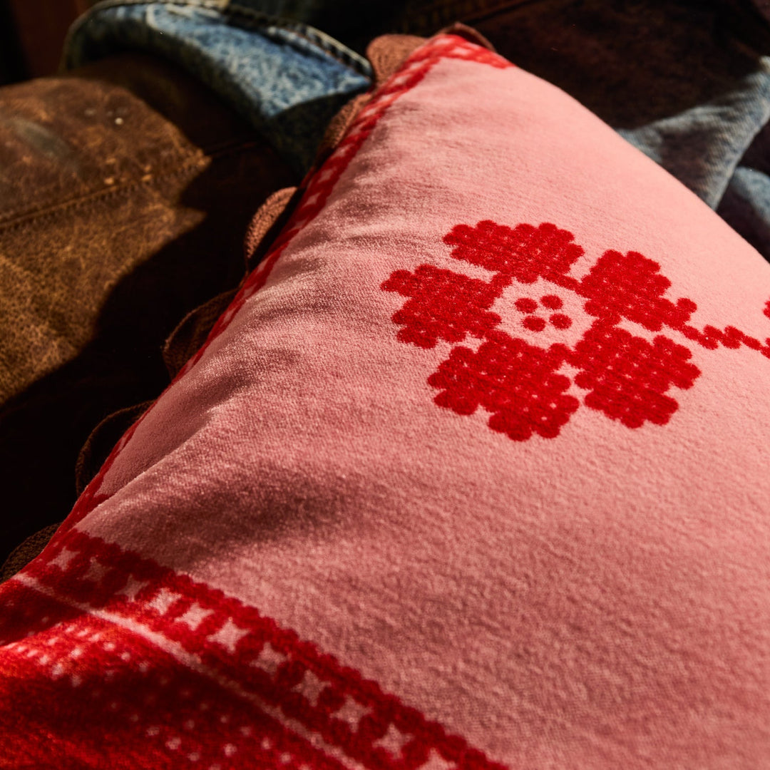 Sage x Clare Bonny Reversible Velvet Cushion - Sienna