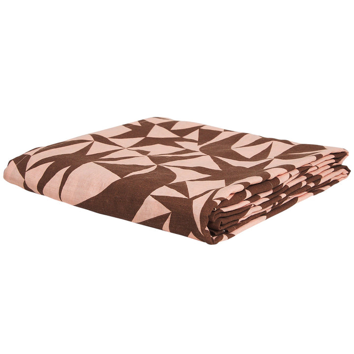 Sage x Clare Nora Linen Fitted Sheet - Carnelian