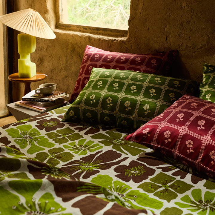 Sage x Clare Jolene Linen Fitted Sheet - Fluorite