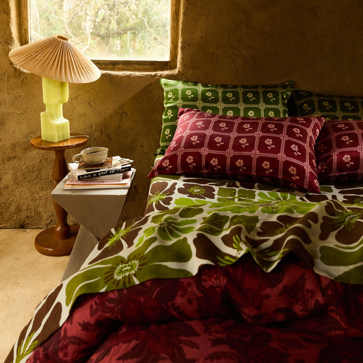 Sage x Clare Jolene Linen Fitted Sheet - Fluorite