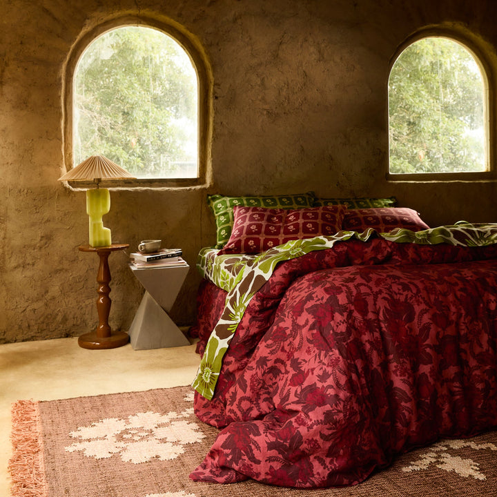 Sage x Clare Jolene Linen Fitted Sheet - Fluorite