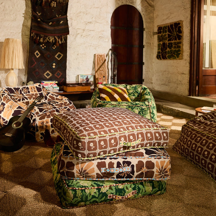 Sage x Clare Jolene Jacquard Floor Cushion