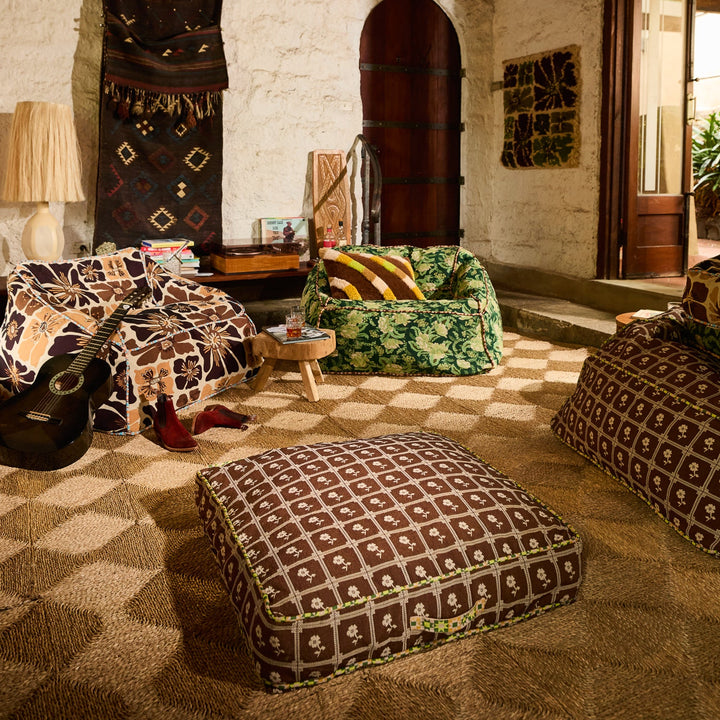 Sage x Clare Bonny Jacquard Floor Cushion