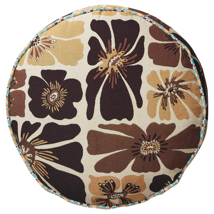 Sage x Clare Jolene Jacquard Round Floor Cushion