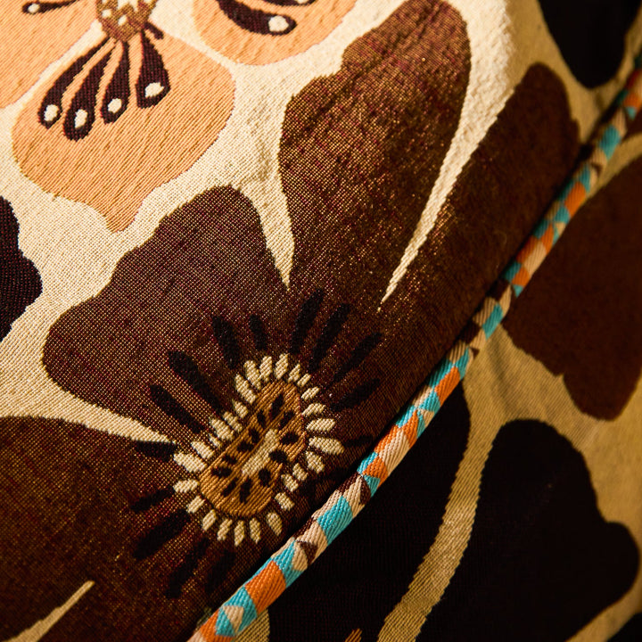 Sage x Clare Jolene Jacquard Round Floor Cushion