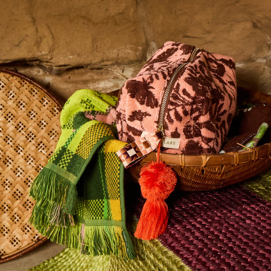 Sage x Clare Josephine Hand Towel - Hunter Green