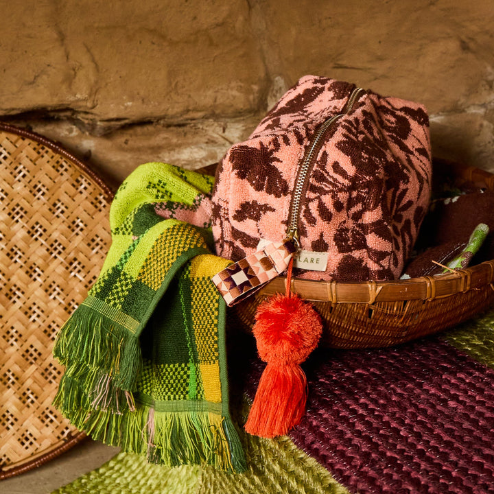 Sage x Clare Josephine Hand Towel - Hunter Green