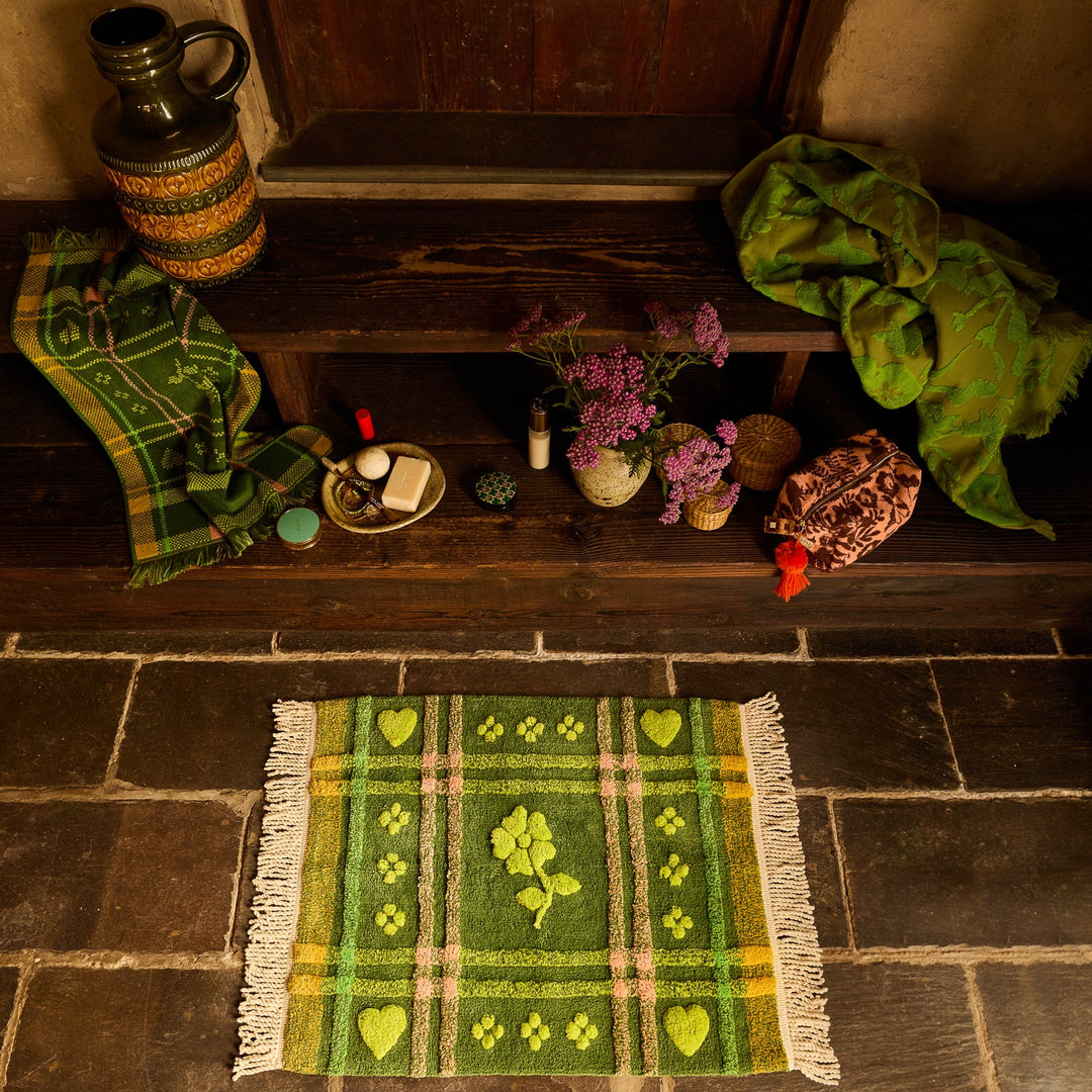 Sage x Clare Josephine Hand Towel - Hunter Green