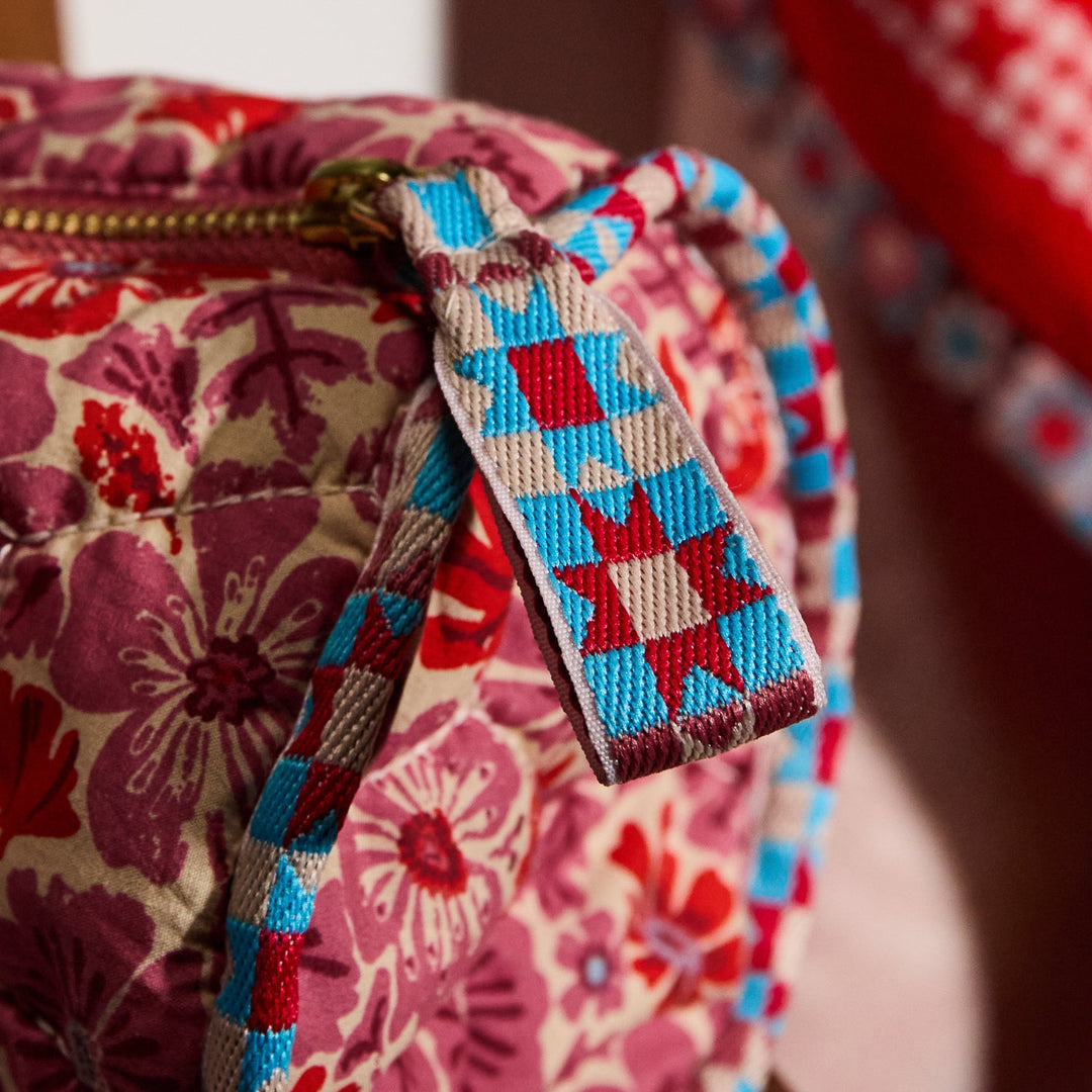 Sage x Clare Magnolia Makeup Bag - Poppy