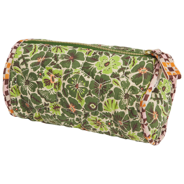 Sage x Clare Magnolia Makeup Bag - Cactus Green