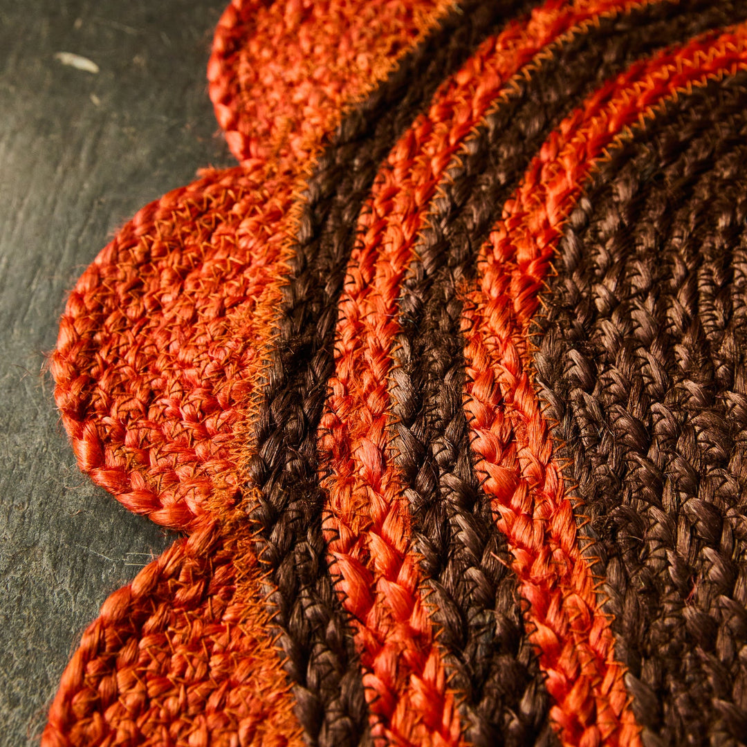 Sage x Clare Mavis Jute Mat - Umber