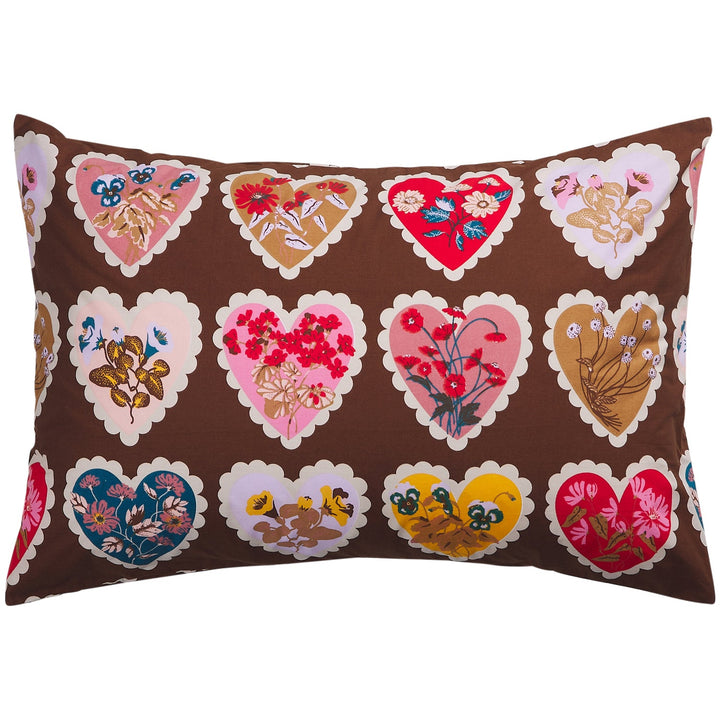 Sage x Clare Loretta Cotton Pillowcase Set - Umber