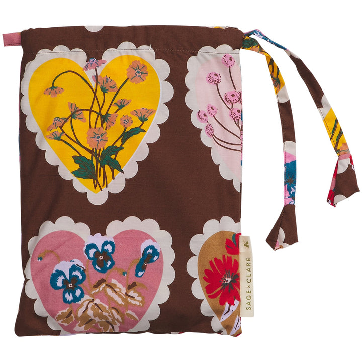 Sage x Clare Loretta Cotton Pillowcase Set - Umber