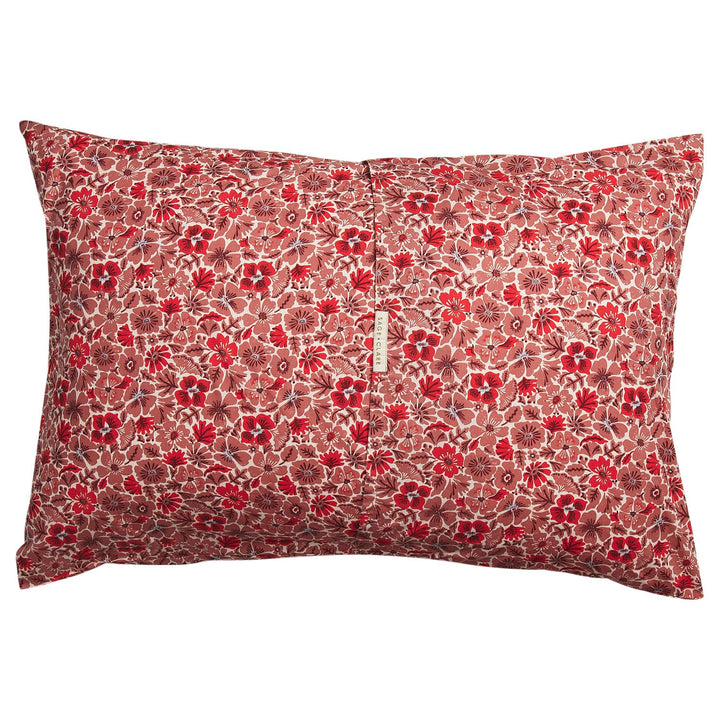 Sage x Clare Magnolia Cotton Pillowcase Set - Poppy