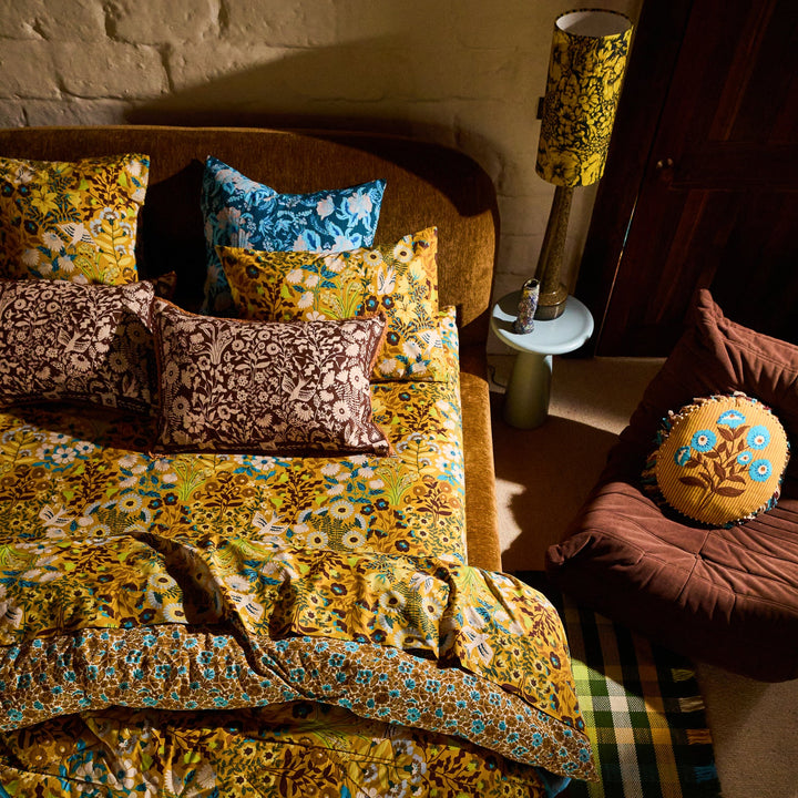 Sage x Clare Sloane Cotton Pillowcase Set - Ochre