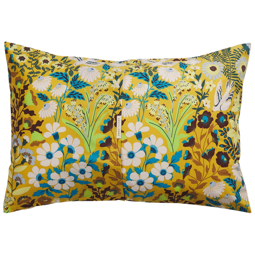 Sage x Clare Sloane Cotton Pillowcase Set - Ochre