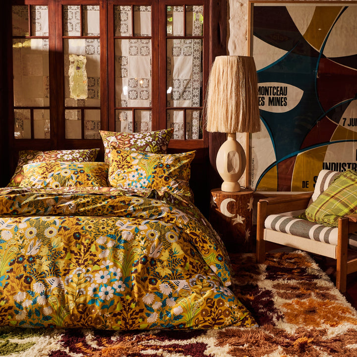 Sage x Clare Sloane Cotton Pillowcase Set - Umber