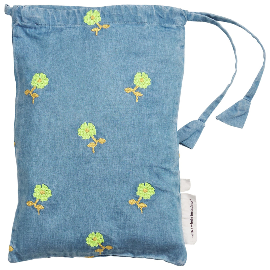 Sage x Clare Anneliese Ruffle Pillowcase - Peridot