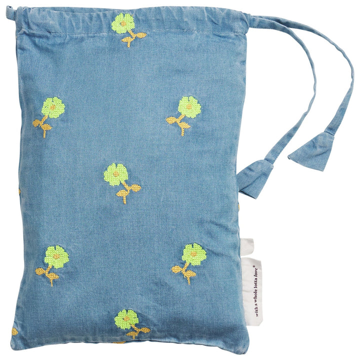 Sage x Clare Anneliese Ruffle Pillowcase - Peridot