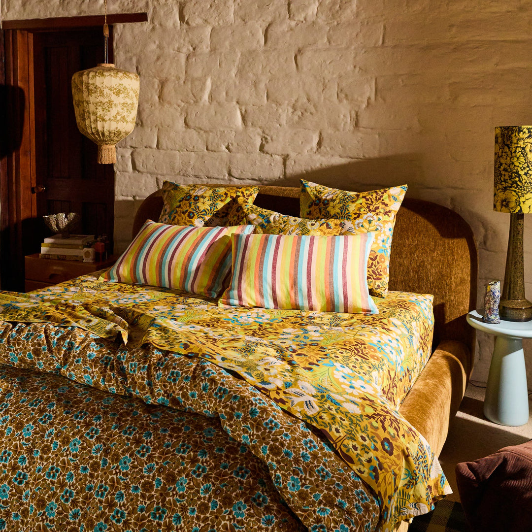 Sage x Clare Tilda Linen Pillowcase Set
