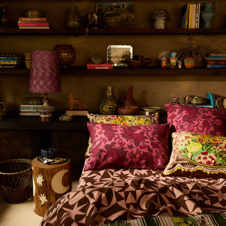Sage x Clare Sierra Linen Pillowcase Set - Terracotta