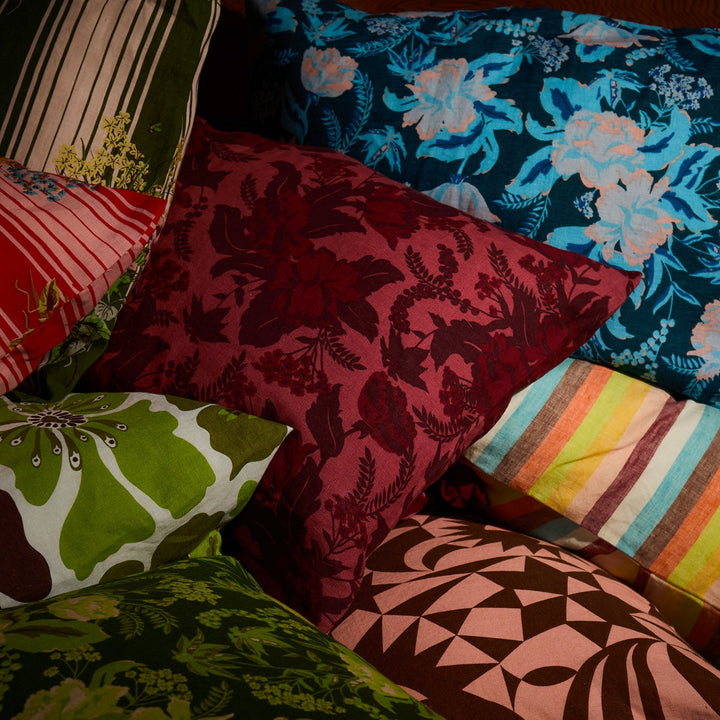 Sage x Clare Sierra Linen Pillowcase Set - Terracotta